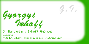 gyorgyi imhoff business card